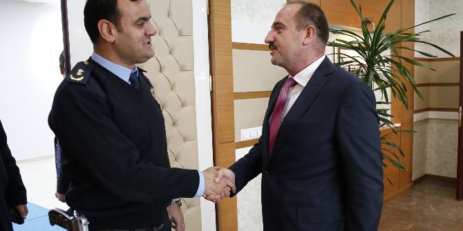 Eski Ve Yeni Müdürden Başkan Duruay’a Ziyaret