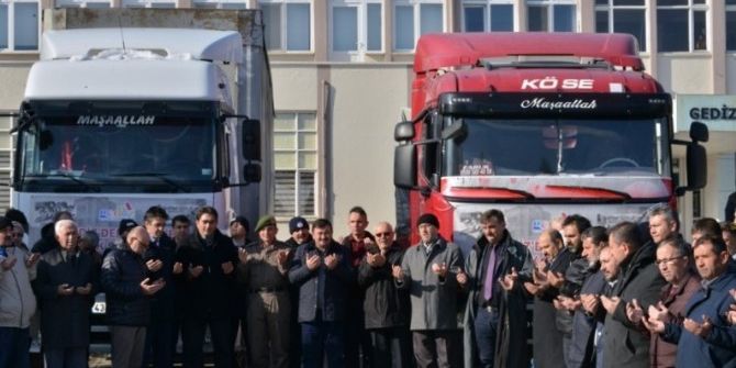 Gediz’den Halep’e Yardımlar Devam Ediyor