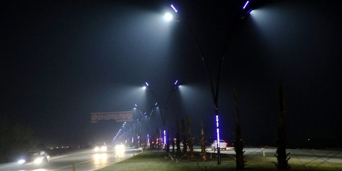 Muradiye-menemen Yolu Aydınlatıldı