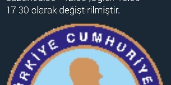 Düzce Valiliği Mesai Saatlerini Değiştirdi