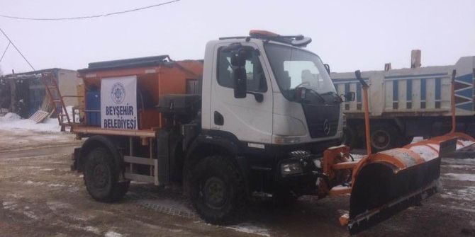 Beyşehir’de Karla Mücadele Filosuna Takviye