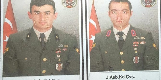 Aynı Saldırıda Şehit Düşen Askerler Memleketlerine De Birlikte Uğurlandı