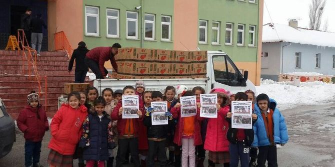 Öğrencilerden Halep’e Yardım