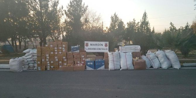 Mardin’de Kaçakçılık Operasyonları