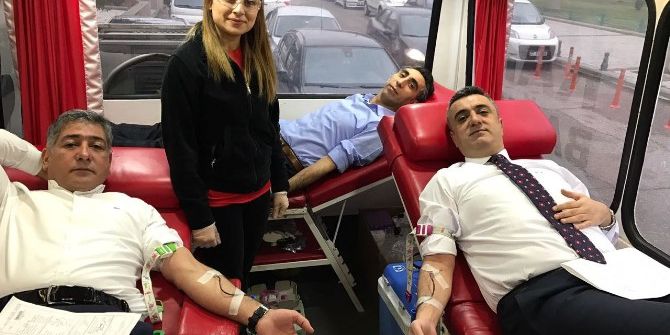 Gaziantep’te "Vatan Sana Kanım Feda" Sloganıyla Kan Bağış Kampanyası