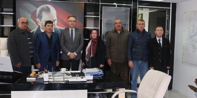Ak Parti İlçe Teşkilatından Kaymakam Özcan’a Ziyaret