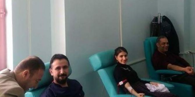 Hastane Personeli Kan Bağışı Çağrısına Duyarsız Kalmadı