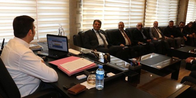 Ayhan Ve Meclis Üyelerinden Kaymakam Yosunkaya’ya Ziyaret