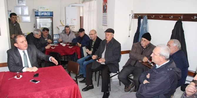 Başkan Işık’tan Çat Kapı Kahvehane Ziyareti