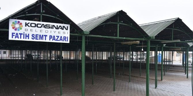 Kocasinan, Fatih Mahallesi’ndeki Pazar Yerini Yeniledi