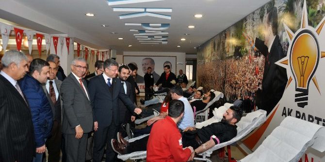 Ak Parti’den Kan Bağışı Kampanyası