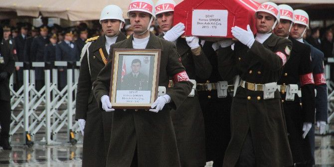 El Bab Şehidi Son Yolculuğuna Uğurlandı