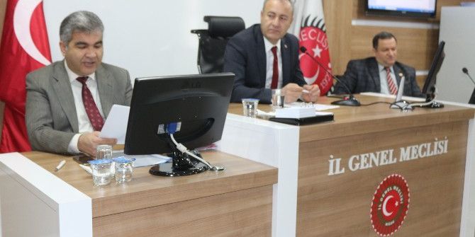 İl Genel Meclisinden 3 Madde Kabul Edildi