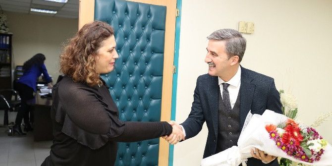 Başkan Şirin Misafirlerini Ağırladı