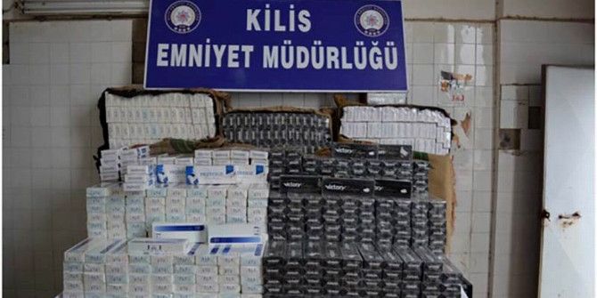 12 Bin Paket Kaçak Sigara Yakalandı