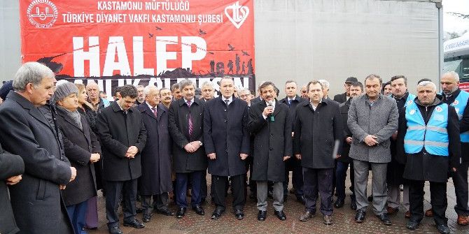 Kastamonu’dan İki Tır, Halep’e Gönderildi