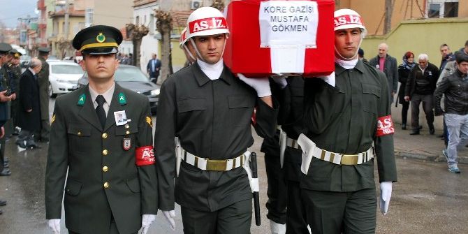 Kore Gazisi Son Yolculuğuna Askeri Törenle Uğurlandı