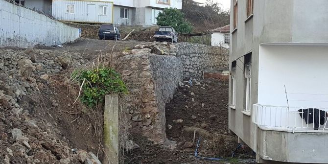 Fatsa’da Taş Duvar Çalışmaları