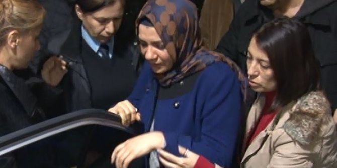 Şehit Polisin Eşi Gözyaşları İçinde Hastaneden Ayrıldı