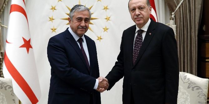 Cumhurbaşkanı Erdoğan, Kktc Cumhurbaşkanı Akıncı İle Bir Araya Geldi