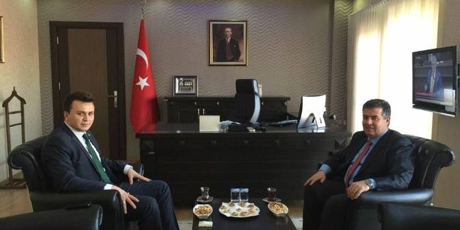 Başkan Erol, Kaymakam Arabacı’yı Ziyaret Etti