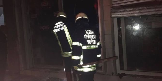 Söke’de İşyeri Yangını Korkuttu