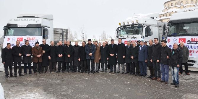 Muş’tan Halep’e Yardım