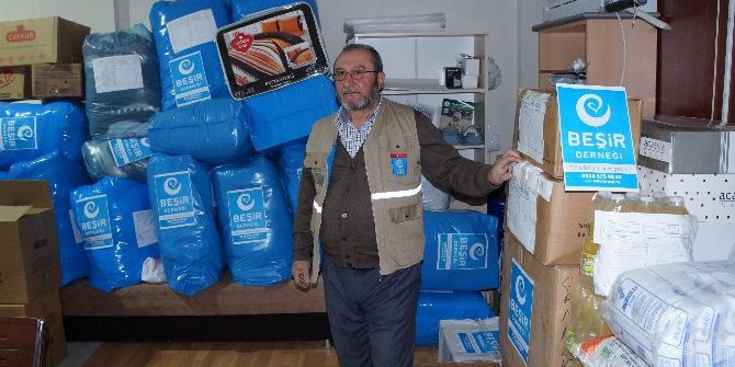 Çanakkale Beşir Derneği Halep İçin Yardım Topladı
