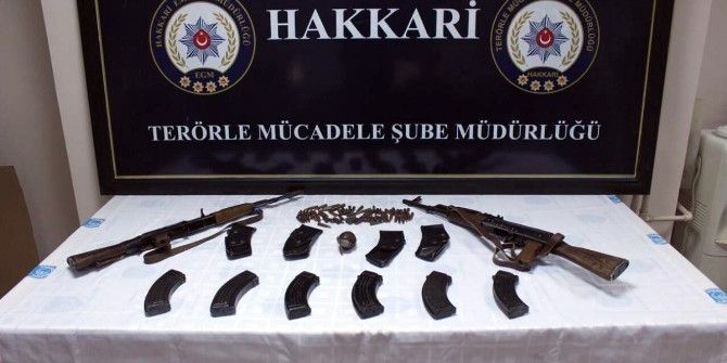 Hakkari’de Silah Ve Mühimmat Ele Geçirildi