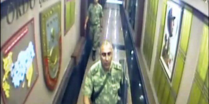 Darbeci Binbaşının Öldürülme Anı Güvenlik Kamerasında
