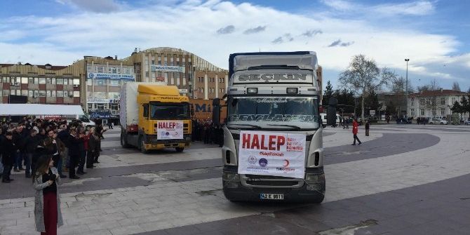 Kyk Sakarya İl Müdürlüğü Halep’e Yardım Tır’ı Gönderdi