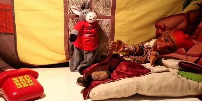 Çocuklar Kukla Tiyatrosu İle Eğlendi