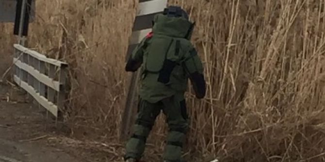 Akçakale-Ceylanpınar Karayolu Üzerinde Tespit Edilen Eyp İmha Edildi