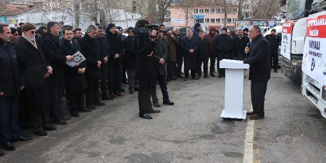 Yahyalı’dan Halepliler İçin Yardım Konvoyu