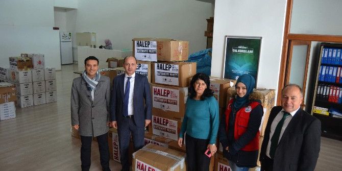 Gençlerden Kyk’nın, “Halep” Yardım Kampanyasına Destek