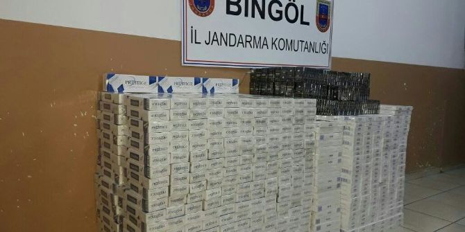 Bingöl’de Kaçakçılık Operasyonu
