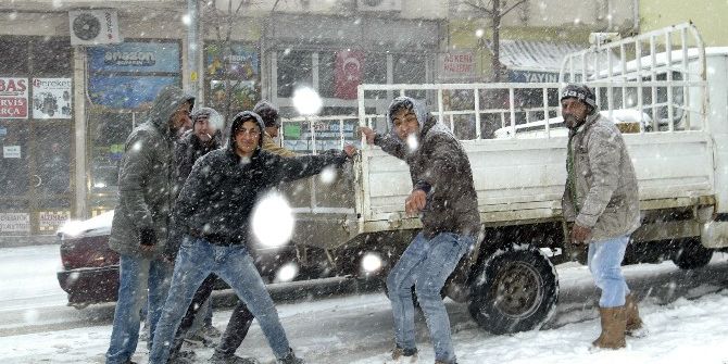 Tekirdağ’da Kar Yağışı