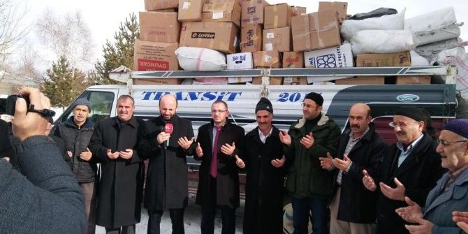 Erzurum’dan Halep’e Yardım Eli