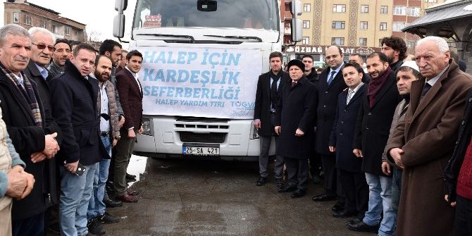 Tügva’dan Halep’e Yardım Tır’ı
