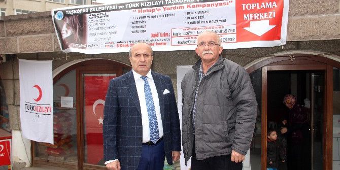 Taşköprü Halkından Halep’e Yardım