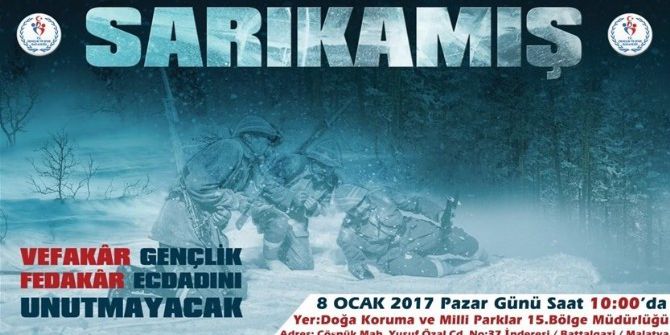 "Sarıkamış Şehitlerini Anma Programı” Düzenlenecek
