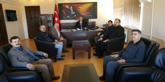 Basın Mensuplarından Kaymakam Eskin’e Ziyaret