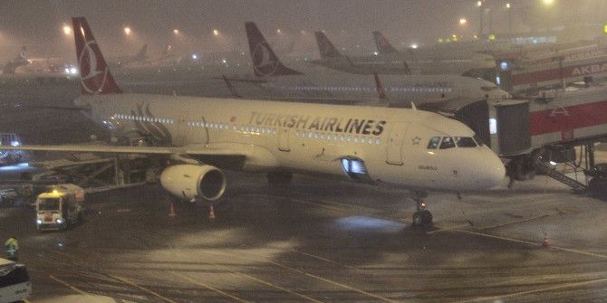 İstanbul’da Uçuşlara Kar Engeli