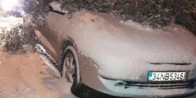 Çanakkale’de Kar Yağışı