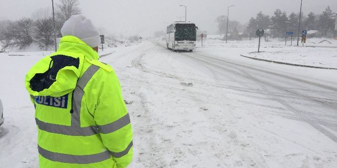 Bolu Dağı Yılın En Sert Kar Yağışına Teslim