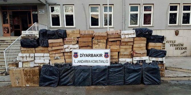 Diyarbakır’da Kaçak Sigara Operasyonu