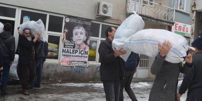 Genç’ten Halep’e İlk Yardım Konvoyu Yola Çıktı