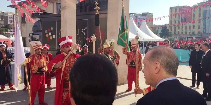 Cumhurbaşkanı Erdoğan’a Haliliye Belediyesinden Mehter Süprizi