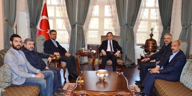 Vali Çataklı, Anadolu Platformu Heyetini Kabul Etti