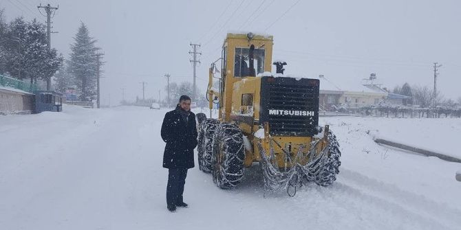 Pazaryeri Beyaza Büründü, Karla Mücadele Devam Ediyor